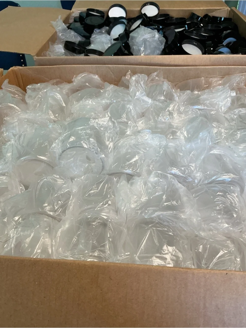 Bulk of 2 oz cosmetic jars approximately 300 of them new